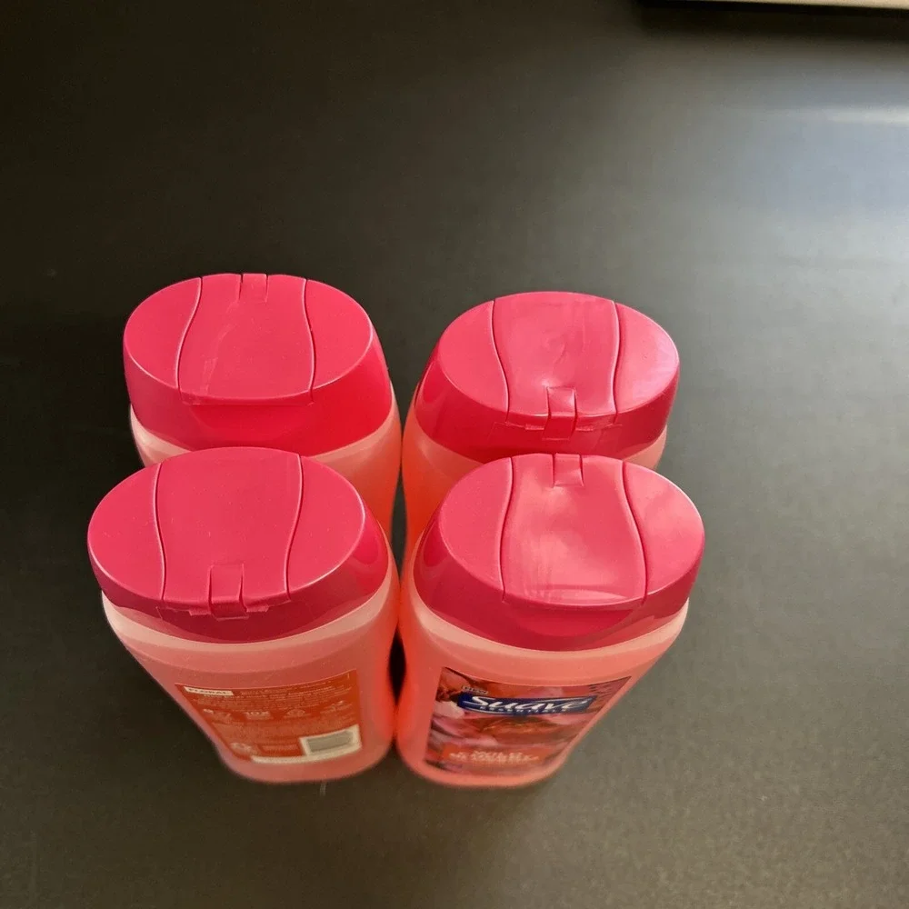 4 PK SUAVE ESSENTIALS WILD CHERRY BLOSSOM HYDRATING‎ BODY WASH 18 OZ